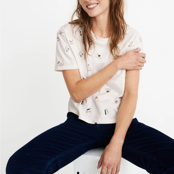 MADEWELL
Food Culture Easy Crop Pocket Tee - Picture 3 of 10